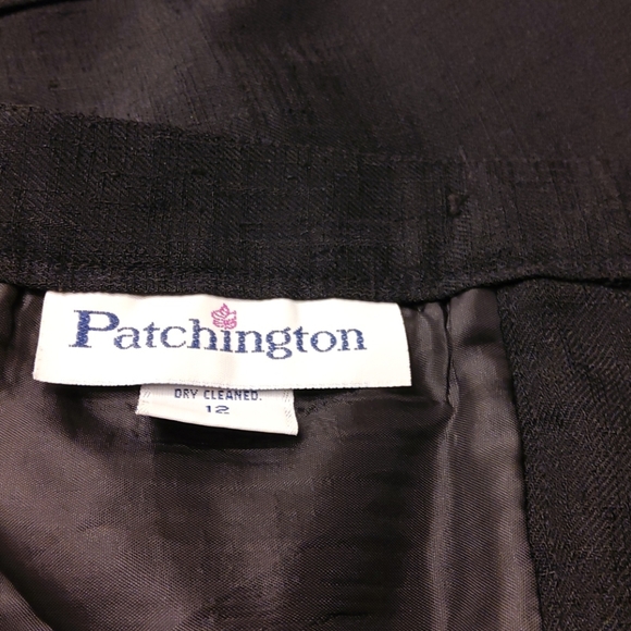 PATCHINGTON pleated blk.skirt - Picture 3 of 3